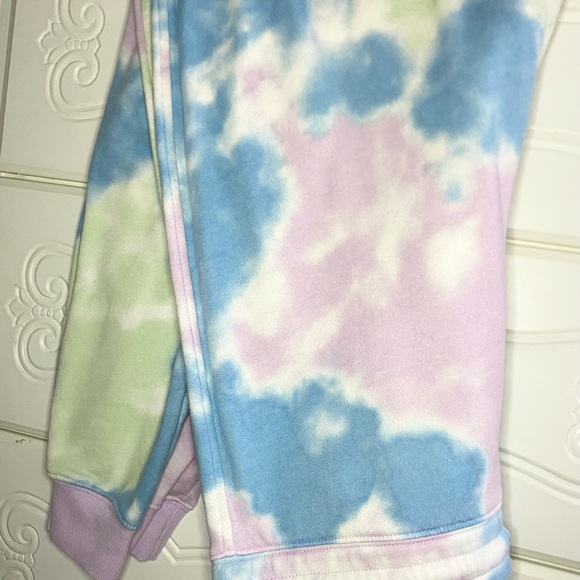 George Blue and Pink Tie-Dye Track Pants - Picture 4 of 4
